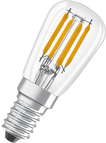 Osram LED Special LED-Lampe in Tropfenform, klar, multicolor, 2.8 W, 250 lm, 2700 K für warmweißes Licht, E14 Sockel, 26 mm Durchmesser, EEK F, dimmbar.