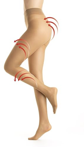 Gi&Gi Damen-Strumpfhose 70 DEN, Damensocken mit abgestufter Kompression N.3310