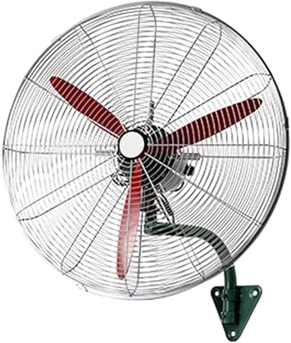 GOKEUEKDY Ventilador Industrial con aspas de Aluminio para Suelo o Pared, Ventilador circulador de Aire, Ventilador de Alta Velocidad para el hogar, la fábrica, el Garaje, el Gimnasio y la Oficina (c