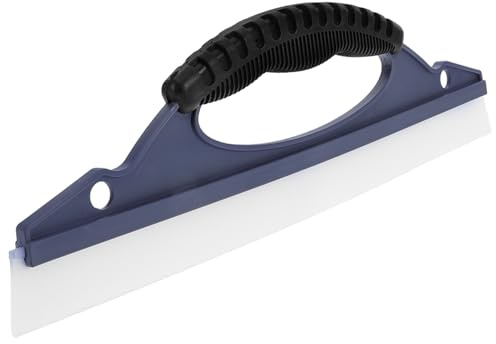 Vaguelly Auto Fensterabzieher mit Silikonlippe Multifunktionaler Handabzieher zur Schneeräumung und Reinigung von Windschutzscheiben im Winter Abs Material für Autopflege