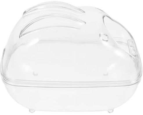 Gatuida Sandbadewanne für Hamster Mäuse Chinchillas und Meerschweinchen aus Acryl Gefertigt Abnehmbarer Bezug für Einfache Reinigung Glatte Kanten zum Schutz der Haut Robustes Design