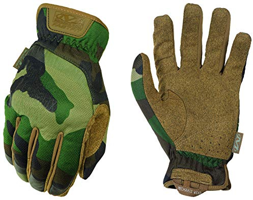 Mechanix Wear - FastFit Woodland Camo Touch Screen Handschuhe (XX-Large, Tarnen)