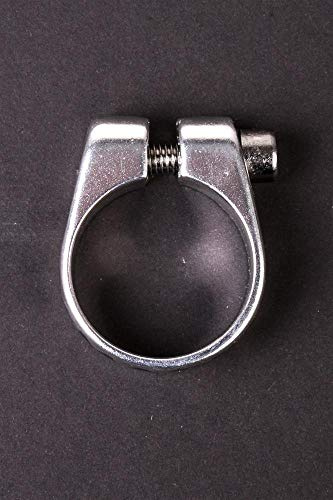 Fahrrad Sattelklemme AMAZING TOYS Sattelschelle Aluminium Klemmung 31,8mm Silber