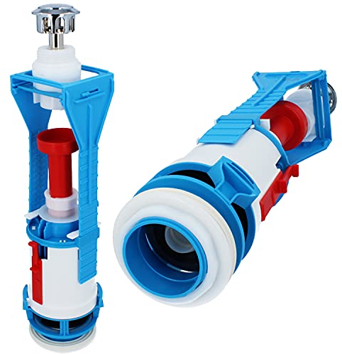 RAWIPLAST Spülgarnitur für Keramik-Spülkasten Ablaufventil Heberglocke E403 PP Spülventil 3/6 L | WC Spülkasten Ersatzteile Toilettenspülkasten Toilettenspülung Klospülung Ventil