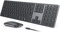seenda SKM64-3 Rechargeable Wireless Bluetooth Keyboard Mouse, Multi-Device Ultra Slim Wireless Keyboard and Mouse Set for Windows, Mac OS, Laptop, PC, Tablet, iPad, QWERTY UK Layout, Black and Grey