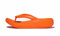 Fitflop Damen Relieff Recovery Toe-Post Sandale, Orange, 37 EU Weit