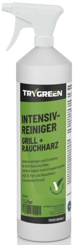 Intensivreiniger Grill + Rauchharz - Industriestärke gegen Eingebranntes, Ruß, Fett & Rauchharz (1 Liter, Sprühflasche)