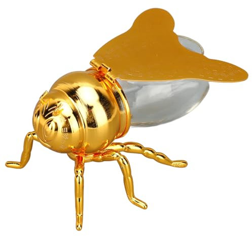 Topiky Pot à Miel, Pots à Miel en Verre, Décoration Exquise en Forme D'abeille, Pot à épices de Cuisine pour la Maison (-1214240028911)