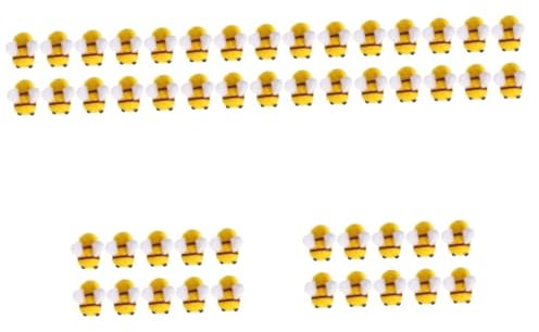 SEWACC 5 Sets Bienen-bastelset Aus Wollfilz Für Haarschmuck Für Jungen Und Mädchen Partydekoration 20 Stück * 5