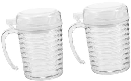 Garneck 2 Bottiglie Di Plastica Per Erogatore Di Da 450 Ml Con Beccuccio Riutilizzabili Per La Casa