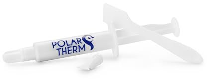 Polartherm X-8 by Thermal Grizzly - 10 Grams CPU Thermal Paste for CPU & GPU - High Thermal Conductivity, Long Durability, Non-Conductive Thermal Grease - Thermal Compound Kit with Spatula