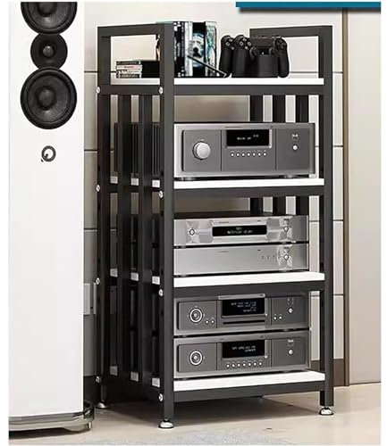 Meuble multimédia Meuble pour composants stéréo Meuble multimédia Meuble multimédia autonome, meuble multimédia AV Meuble audio au sol Support pour lecteur CD Meuble TV d'angle Étagère de rangement