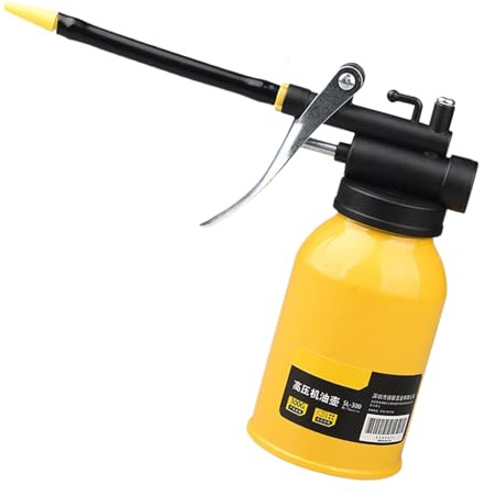 Huileur à pompe manuelle - Bouteille d'huile en métal à levier - Applicateur de graisse et de liquide - Huile portable à presser à main - Dispositif d'entretien industriel - Peut être utilisé pour