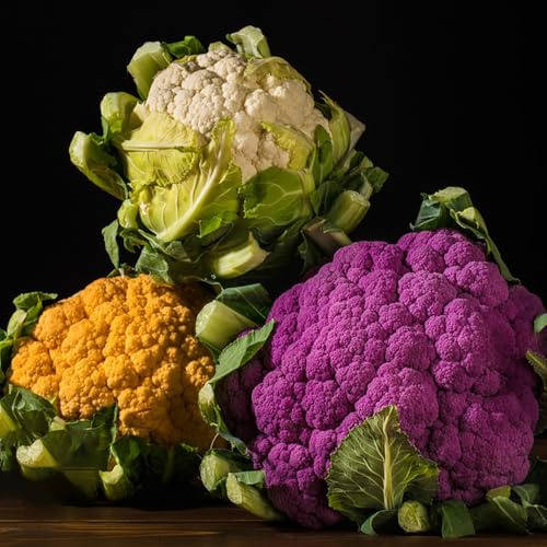 Semi di cavolfiore - per gli amanti del giardino vecchie varietà di resistenti per giardini rocciosi vecchie varietà balcone serra sostenibili 100pcs