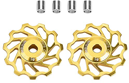 kleine Fahrrad ritzel,schaltröllchen,Fahrrad Schaltwerk Riemenscheibe Fahrrad-Keramiklager Fahrrad Führungsrolle 11T/13T Hinteren Riemenscheibe für Rennrad Mountainbike