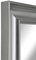 TV in Disguise Framed Mirror Television, compatible with a Samsung Q60 Smart LED TV - supplied with 55 inch TV (Spoon Silver)