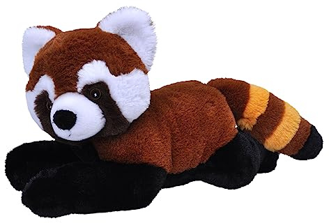 Wild Republic Ecokins Roter Panda, Kuscheltier aus Stoff, Nachhaltiges Spielzeug, Baby Geschenk zur Geburt von Jungen und Mädchen, Stofftier 30 cm