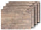 Westmark 4 manteles individuales, 45 x 30 cm, Sintético, Aspecto madera, Edición Saleen: Nature, Roble vintage, 01059803150