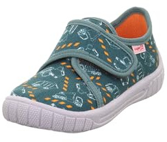 Superfit Jungen BILL Hausschuhe, GRÜN 7030