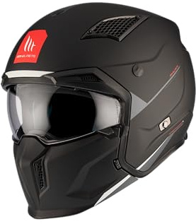 CASCO MT SV STREETFIGHTER SV S SOLID NERO OPACO M