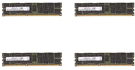 TsoLay 4X DDR3 16GB 1600Mhz RECC Ram PC3-12800 Memoria 240Pin 2RX4 1.35V REG ECC Memoria RAM para Placa Base X79 X58
