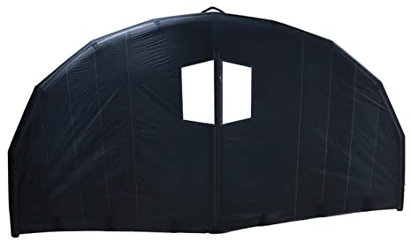 4 m² Outdoor Meer Kitesurfen Aufblasbare Flügel Folie, Fenster Design Sicher Dual Airbag Surfen Hydrofoil Windflügel mit Aufbewahrungsbeutel und Reparatur-Sets für reibungslose Anfänger Anfänger