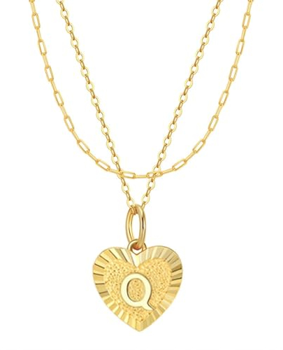 Aotiwe Halskette Vergoldet, Freundschaftskette Damen Buchstabe Q Necklace Aesthetic Vintage 925 Silber 40+5cm