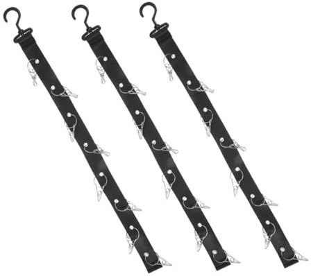 Cabilock 3piezas Percha Organizadora Para Gorras Clips Incluidos Almacenamiento Sin Dañar Multifuncional