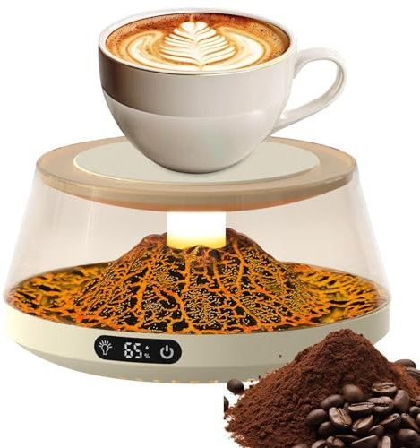 Cup Warmer, Mug Warmer, 4 Temperature Setting Smart Cup Warming Gadget, Portable Candle Heating Plate With Temperature Display For Home, Kitchen Gadget For Dorm, Hotel And Apartment