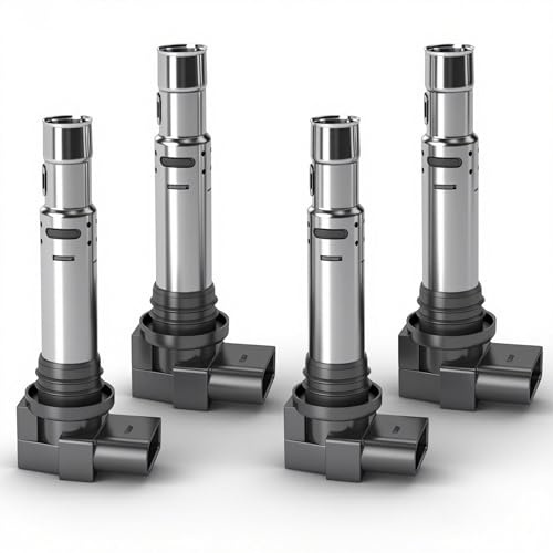 4 PCS Zündspule Pack Passend für Skoda Fabia für Octavia, für A1 A2 A3 | für Golf für Polo für Polo, für Roomster für Toledo für Ibiza für Rapid für Beetle, Zündspule Ersatz #036905715 058905101