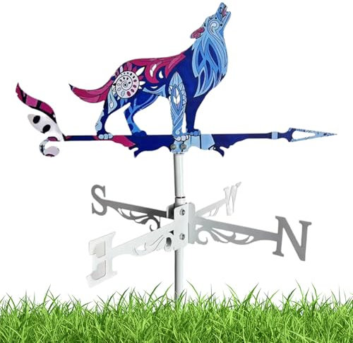 Display della direzione del in metallo, decorazioni a forma di gallo - Decorazioni banderuola - Indicatore di direzione del per polli da giardino per giardino, cortile, tetto, patio