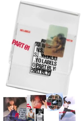 Yeonjun - Mini album No Labels, parte 01, 1° mini album [set up B ver] CD + set di 36 carte + fototessera + adesivo + poster (Talk to You) TXT