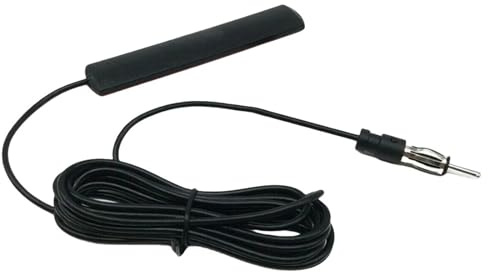 Antena de Coche Antena de Radio Am/FM Oculta para Interior de Coche, 5-12 V CC, amplificada, 85-860 MHz, Compatible con Camiones, Motocicletas y Barcos. Antena automotriz