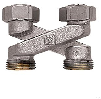 HERZ Heizkörper Kreuzungsstück bei vertauschten Vor und Rücklauf DN 50 Bauform X