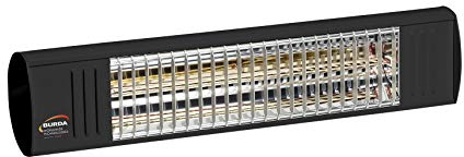 Burda Term2000 Color S Radiateur infrarouge 1000 W IP44 Couleur du boîtier Noir