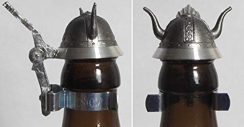 Flasktlock tenn, ölflaska tennlock, ölflasklock, Wikinger, hjälm