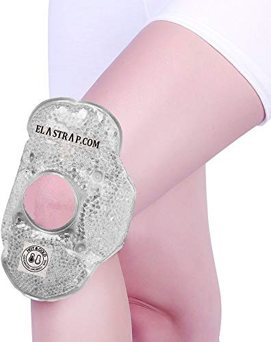 Compresse glace genou genouillere médicale - pack gel pharmacie - Bouillote genou - Bouillotte cryothérapie - Premiers soins, blessures, entorses, anti douleur