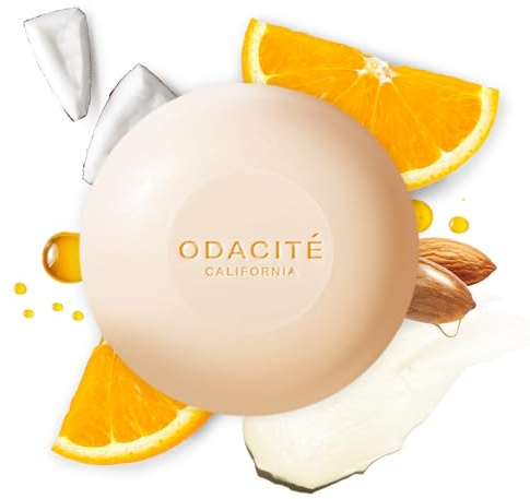 Odacité Shampoo Bar – Argan & Coconut Sulfate-Free Solid Shampoo for All Hair Types, Curly & Color-Treated Hair – Hydrating, Plastic-Free, Vegan, 3.7 oz