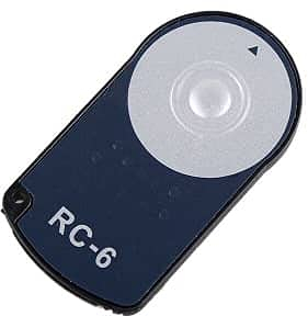 CABLEPELADO Déclencheur sans fil pour appareil photo noir (compatible avec Canon)