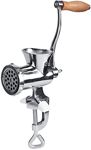 YRHH Tritacarne A Manovella, Tritacarne Manuale in Acciaio Inox Tritacarne Condimento Manuale Tritacarne con Accessori di Riempimento