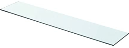 Tidyard Regalboden Glasregalboden Glasregal Glasablage Badablage Duschablage Glasboden Wandablage Badregal für Badezimmer, Glas Transparent 70 cm x 15 cm