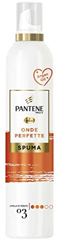 Pantene Pro-V Spuma Onde Perfette, Nutriente E Termoprotettiva, Con Olio Di Argan, Morbidezza E luminosità Per Tutto Il Giorno, Senza Effetto Cartone, 200ML
