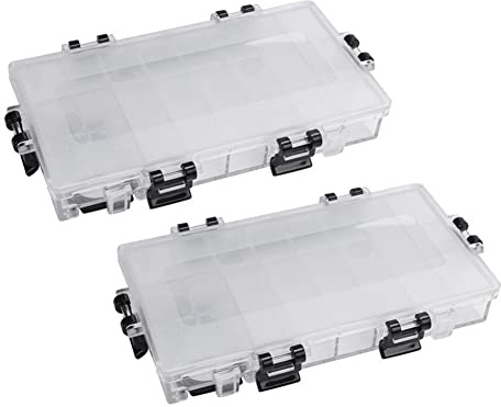 OVNSHVN 2-Teilige Farbpalettenbox 24 Well Luftdichte Aquarellfarben-Aufbewahrungsbehälter Stay Wet Paint Organizer