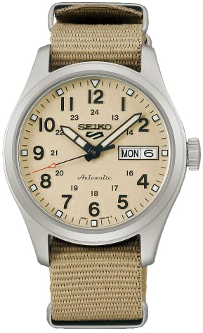 Seiko 5 Stile sportivo da centrocampo kit del deserto. SRPJ83K1