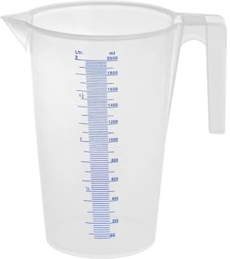 Heavy Duty Measuring Jug 2 litres Lightweight Strong Durable