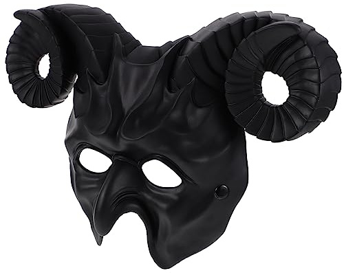 TOYANDONA Maske Ornament Foto-Requisiten Romanmaske rade-n Feiertags-Party- Halloween-Party-Requisite Ochsenhorn- Halloween-Dekoration Die