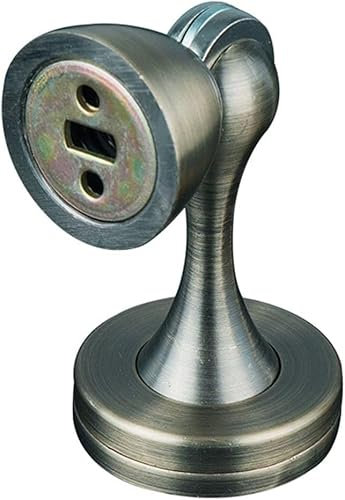 Türstopper, antiker Türstopper, Türstopper im Innenbereich, Türstopper, Türstopper, stumm und kollisionssicher, starke magnetische Türberührung, an der Wand montierter Türstopper, Schwarz (Farbe: Schw
