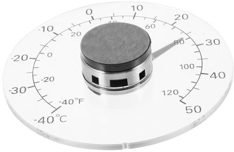 BESPORTBLE Digitaler Innen Und Außen-thermometer Für Fenster Präziser Temperaturanzeiger Für Zuhause Robustes Messgerät Mit Einfacher Anzeige in Celsius Und Fahrenheit