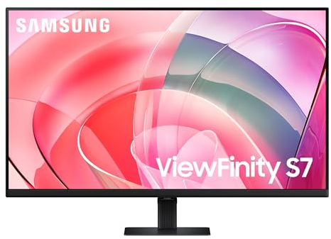 SAMSUNG LS32D700EAUXEN - Monitor Viewfinity S7 de 32 UHD (3840 x 2160, 16:9, 60Hz, 5ms, Modo Eye Saver, Flicker Free), Negro, Versión 2024
