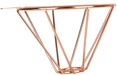 MAGICLULU Cone Dripper Stainless Steel Funnel for Coffee Rose Gold Dripper for Wine Juice Filtration Portable Coffee Filter